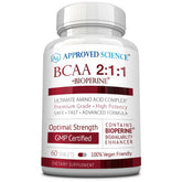 Tabletas Approved Science BCAA, 60, energía para entrenar