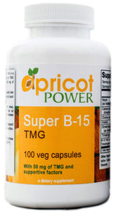 Apricot Power Super B-15: botella frontal para energía sostenida.