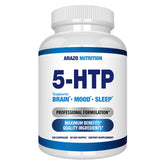 Arazo Nutrition 5-HTP cápsulas en frasco para apoyo de ánimo