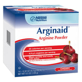 Arginaid Cherry, caja de producto, fácil de almacenar y usar en casa.