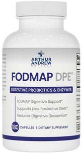 Arthur Andrew Medical FODMAP DPE, botella para facilitar la digestión de FODMAP.