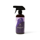 As I Am Hair Spray agua de arroz, hidratación ligera y brillo natural.