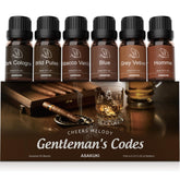 ASAKUKI set de aceites para difusor en empaque elegante, regalo ideal