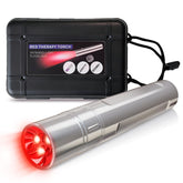 La varita A SMALLGOAL ofrece terapia de luz roja para alivio de tensiones en la mano.