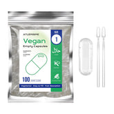 ATLEMISME cápsulas vegetales vacías tamaño 1 para personalizar dosis