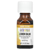 Aura Cacia melisa en jojoba, botella lista para aromaterapia diaria.