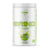 Axe & Sledge The Grind, botella vertiendo, apoyo a la recuperación muscular tras el entrenamiento