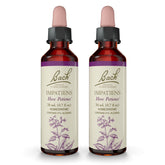 Bach Original Flower Remedies Impatiens 20ml, gotero, caja doble, apoyo emocional diario