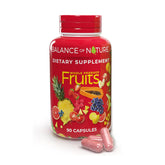 Balance of Nature Frutas, cápsulas, apoyo diario de vitaminas naturales.