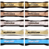 BarebeIIs barritas proteina 20 g por barra, snack práctico para gym y trabajo.