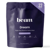 Beam polvo para dormir en canela cacao, experiencia nocturna relajante.