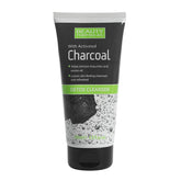 Beauty Formulas Limpiador carbón activado en botella de 150 ml, limpieza facial diaria.