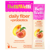Belli Welli fibra-probioticos durazno-mango stickpack para apoyo diario