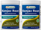 Best Naturals glucomanano Konjac - bote: suplemento de fibra para sensación de saciedad
