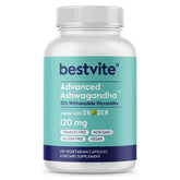 Bestvite Advanced Ashwagandha cápsulas: apoyo diario para la calma y concentración.