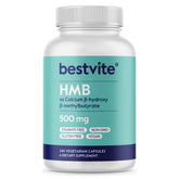 BESTVITE HMB 1000mg cápsulas vegetarianas: soporte muscular diario