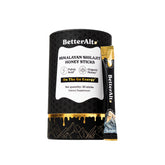 Better Alt palitos shilajit con miel y azafrán en pack para energía sostenida.