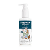 BetterYou Magnesio Dormir Niños crema en botella, sensación calmante para la rutina nocturna.