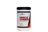 Beverly International Muscle Synergy pote limón polvo para sabor y energía sostenida durante entrenamientos.