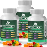 BIO VITALICA gomitas hongos diez componentes, merienda saludable con sabor frutal
