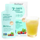 Biodepot: botella de bebida probiótica para apoyo digestivo diario.