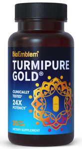 BioEmblem TurmiPure, bote de cápsulas, destaca biodisponibilidad mejorada para uso diario