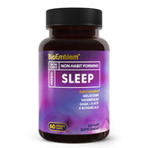 BioEmblem con melatonina para iniciar el sueño naturalmente.