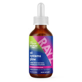 BIORAY RAYZ All Systems Glow frambuesa, ideal para la ingesta diaria de vitaminas.