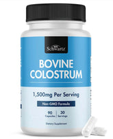 BioSchwartz Colostrum 1500 mg en botella, uso diario para bienestar general
