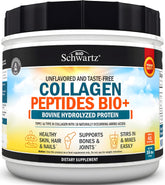 BioSchwartz Polvo Colágeno Multi Sin Sabor: mezcla fácil para bebidas diarias.