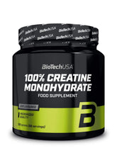 BioTechUSA Creatina Monohidrato sin sabor en pote para entrenamiento de fuerza