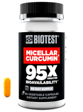 Biotest Curcumina Micelar en botella, opción práctica para uso diario.