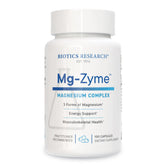 Biotics Research Mg-Zyme: botella de cápsulas para ingesta diaria y relajación