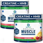 BioTrust Ageless Muscle frasco sabor fruta para apoyar la rutina diaria