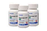 Tabletas Bisacodilo de 5 mg sobre blister para alivio ocasional del estreñimiento.