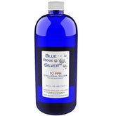 Blue Ridge Silver, botella 32 onzas frente, lista para uso diario de rutina de bienestar.