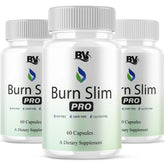 BLUE VIBE Burn Slim Pro, botella frontal, ideal para tu rutina diaria de bienestar.