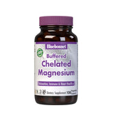 BlueBonnet Albion magnesio 200 mg, botella, apoyo al bienestar diario.
