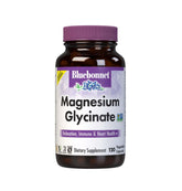 Bluebonnet glicinato de magnesio 400 mg: cápsulas vegetales para absorción rápida.
