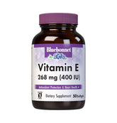 BlueBonnet Vitamina E 400 UI cápsulas blandas con mezcla de tocoferoles.