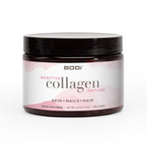 BODi Bioactive Collagen Peptides en botella, forma de uso diario para belleza