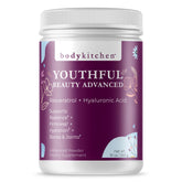 Body Kitchen Youthful Beauty Advanced, envase listo para uso diario en la rutina.
