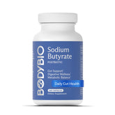 BodyBio Butyrate: cápsula vegana para apoyar la salud intestinal diariamente.