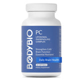 BodyBio PC – botella de cápsulas para apoyo cognitivo diario