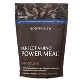 BodyHealth PerfectAmino Batido de Reemplazo Nutricional sabor chocolate oscuro con MCT para energía sostenida.