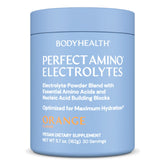 bodyhealth-perfectamino-electrolitos-polvo-naranja hidratación duradera durante entrenamientos