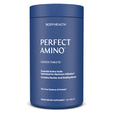 BodyHealth PerfectAmino envase 300 tabletas para uso diario y recuperación muscular.