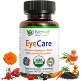 Bodymune EyeCare: botella en primer plano para apoyar la salud ocular diaria.