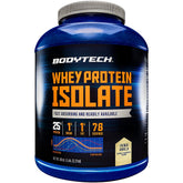 BodyTech Whey Isolate frasco vainilla francesa para batidos diarios.