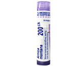 Boiron Arnica Montana 200CK, perlas enfocadas en alivio de molestias musculares después del esfuerzo.